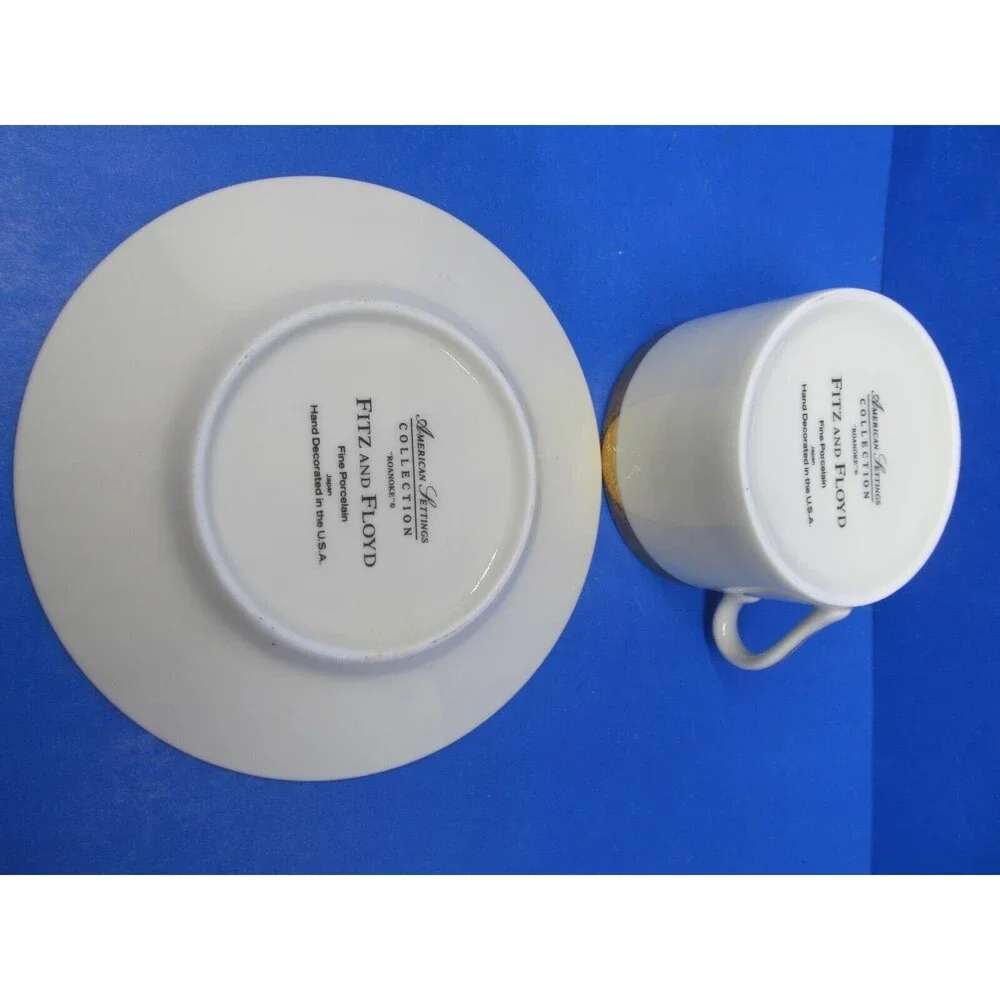 Fitz And Floyd Roanoke American Settings Collection Cup And Saucer